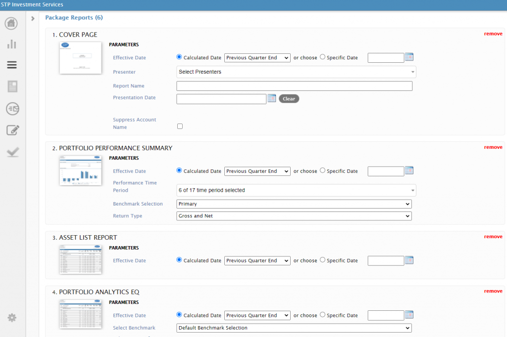 Reporting Packaging Made Easy