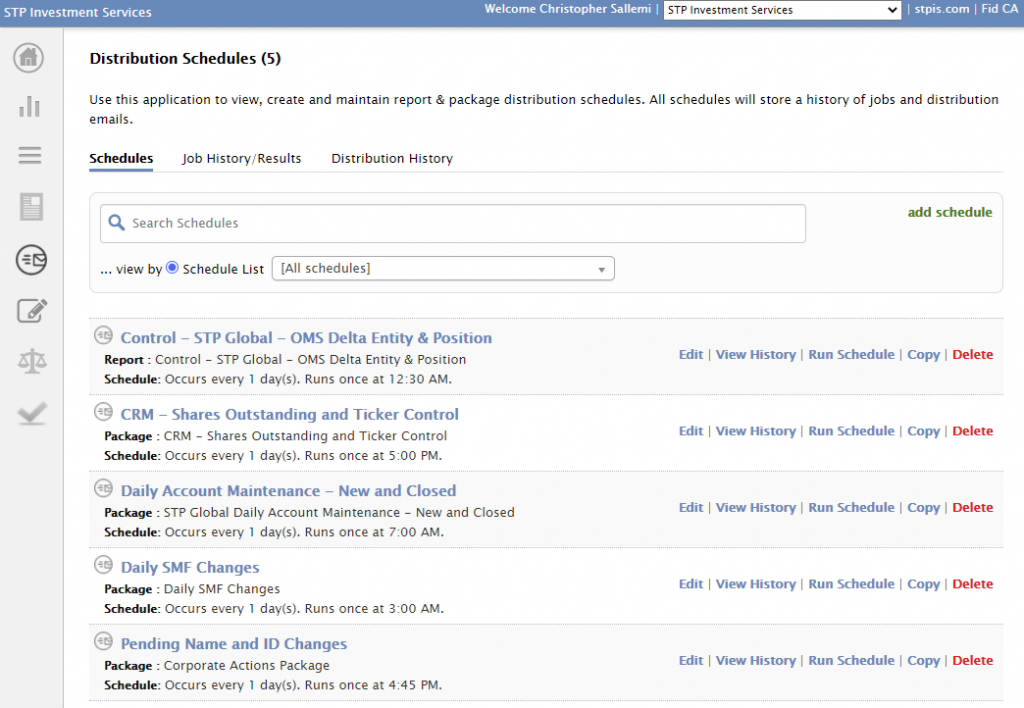 Distribute With STP Scheduler